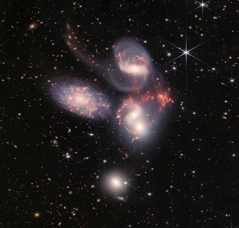 Stephan's Quintet by James Webb Space Telescope
