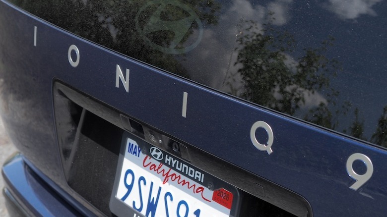 Ioniq 9 rear badge detail