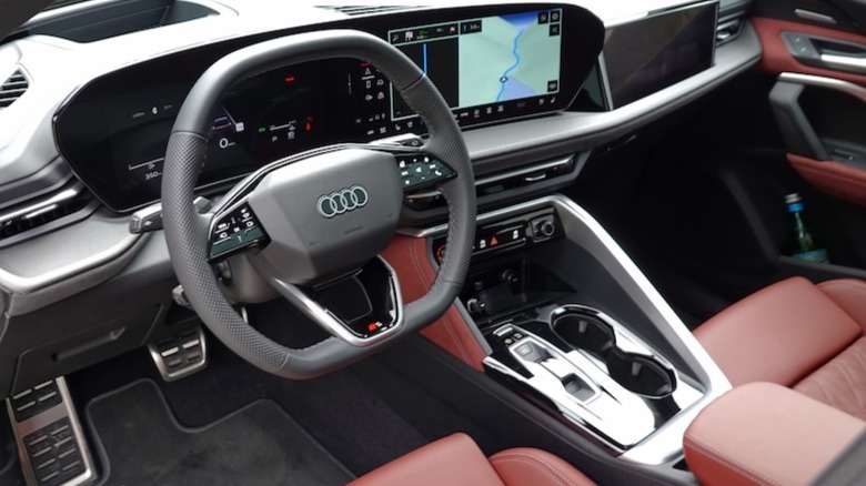 2025 Audi SQ5 dashboard viewed from driver's side