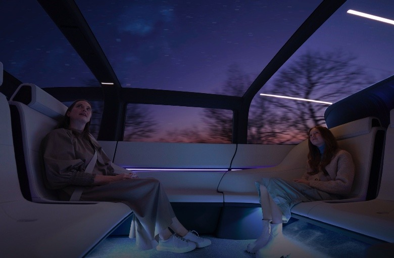 Honda Space-Hub EV cabin.