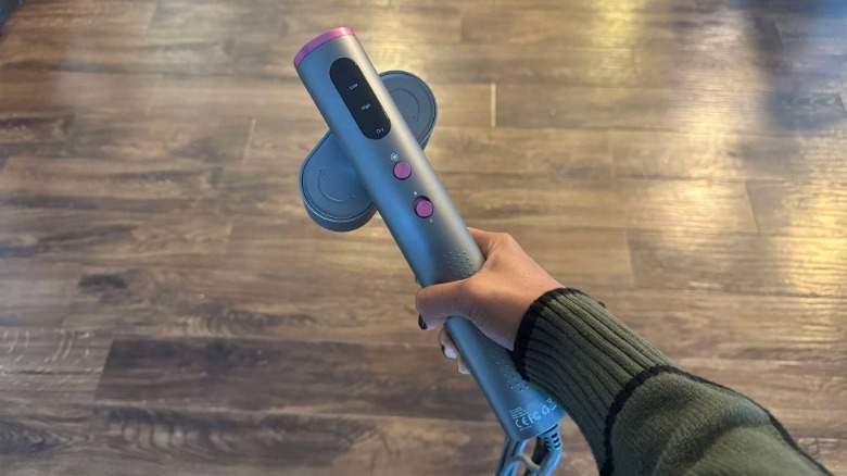 Author is holding the Jack & Rose steamer in her hand