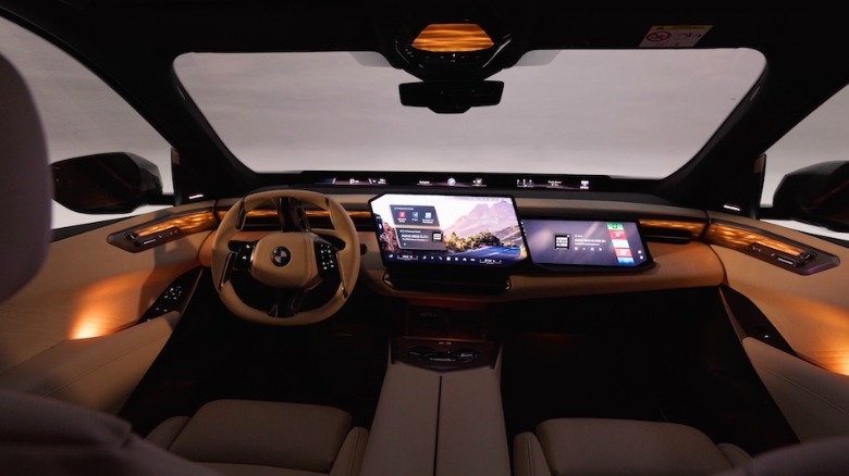2027 BMW X5 cabin with ambient lighting