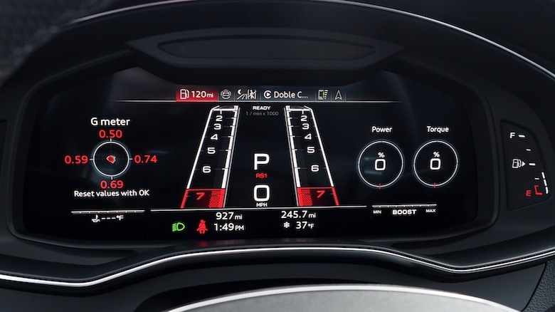 Virtual Cockpit driver display