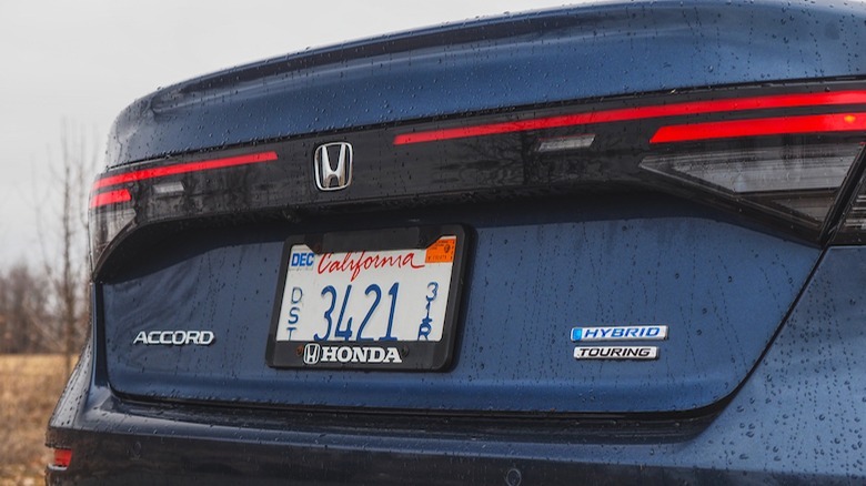 Accord Hybrid Touring badges