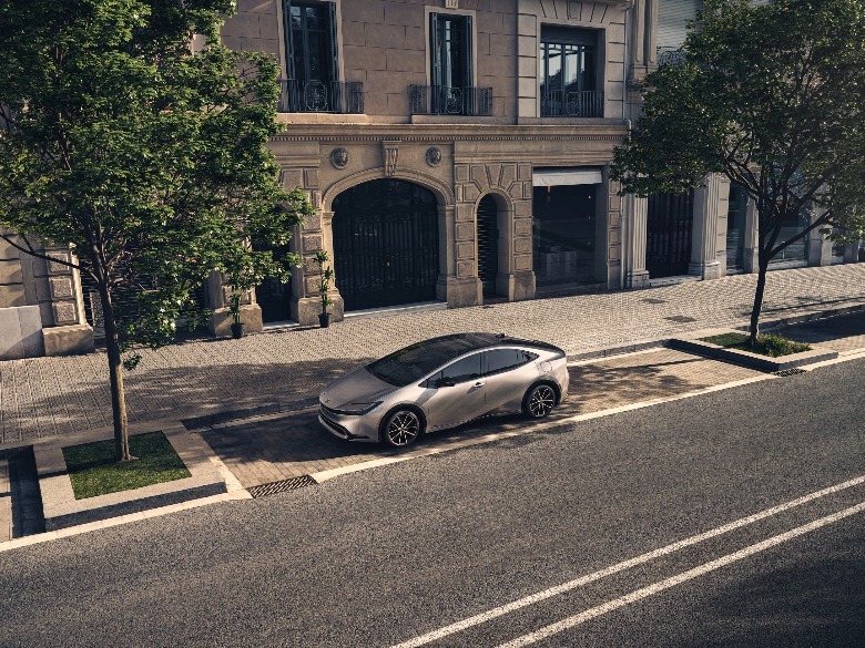 2023 Toyota Prius city parked