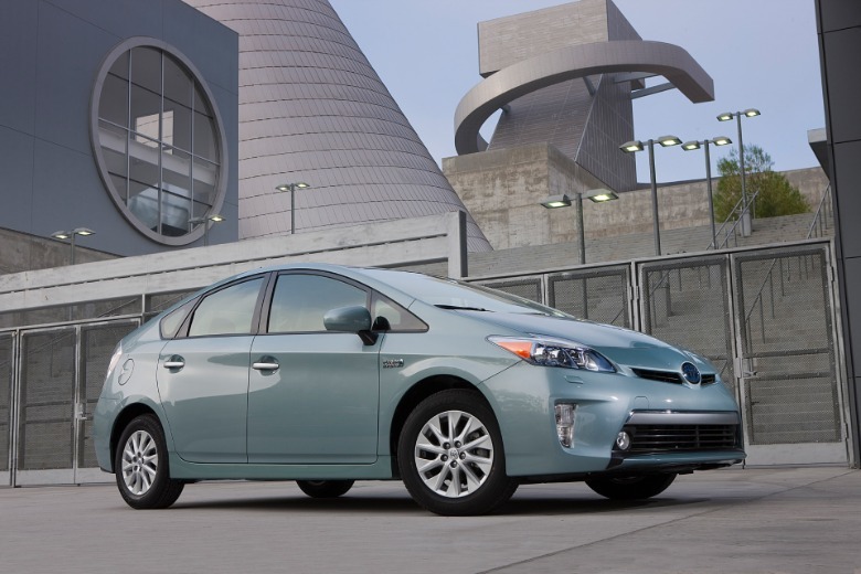 2012 Toyota Prius PHEV parked