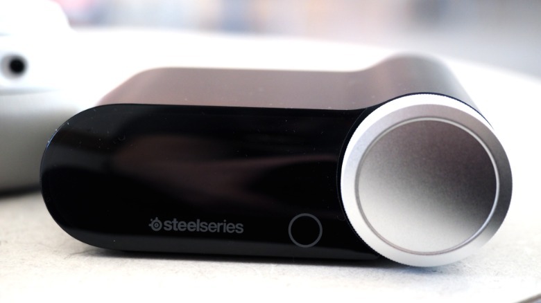 Front view of SteelSeries Arctis Nova Pro Omni GameHub