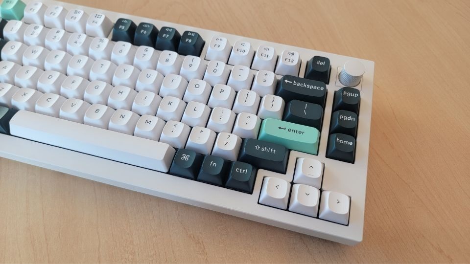 right side of Keychron Q1 HE keyboard