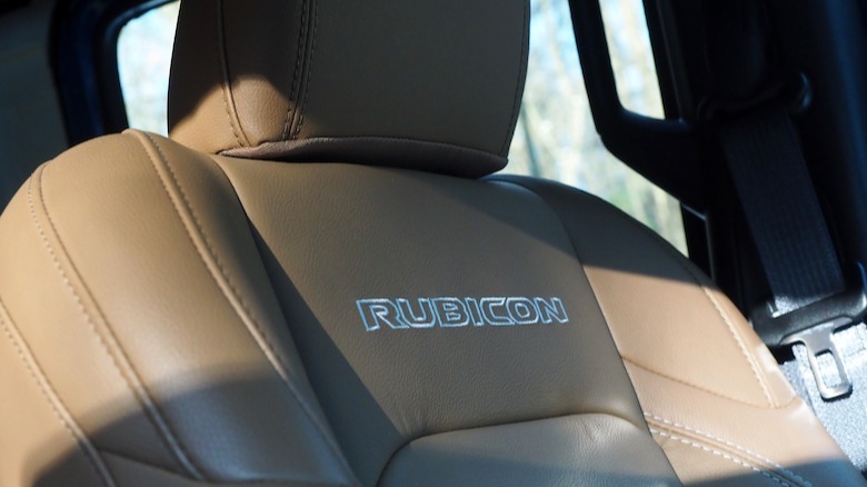 Wrangler 4xe Rubicon seat