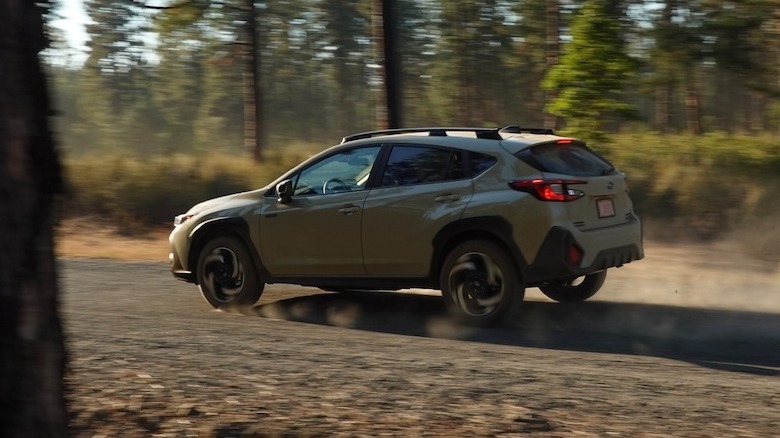 2026 Subaru Crosstrek Hybrid on dirt road