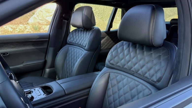 2026 Genesis G90 Prestige Black front seat