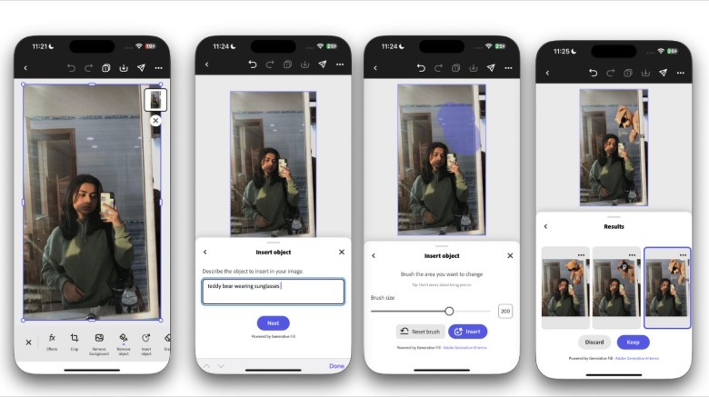 Insert Object tool on mobile