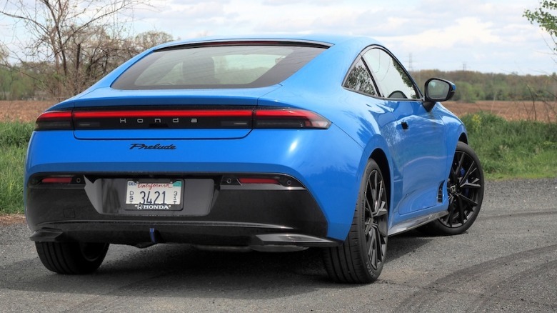 2026 Prelude rear 3/4 view