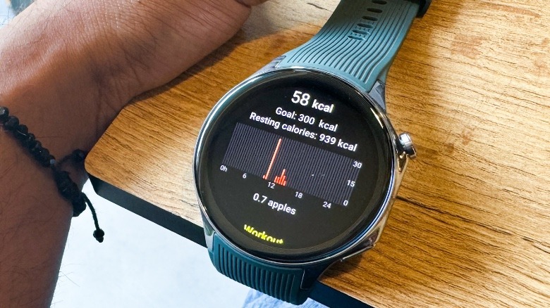 OnePlus Watch 2 wellness data.