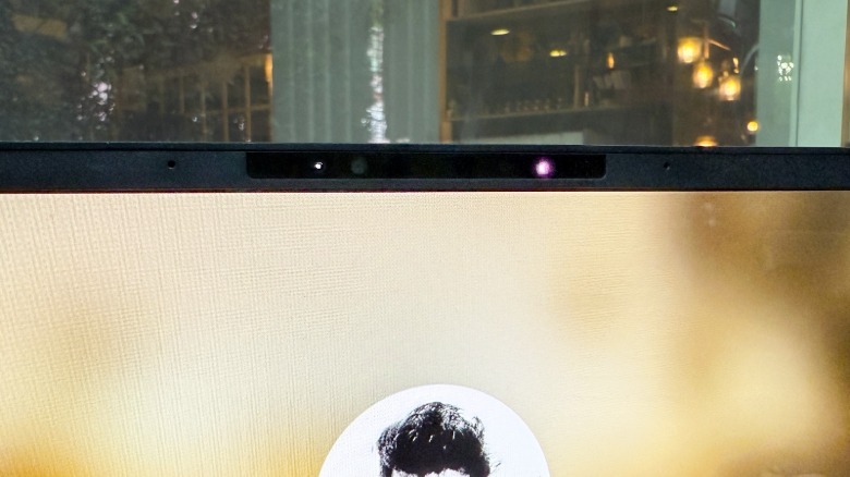 Camera array on ASUS Zenbook A14 laptop