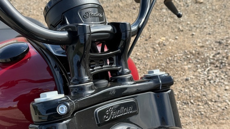 2026 Indian Chief Vintage front fork logos