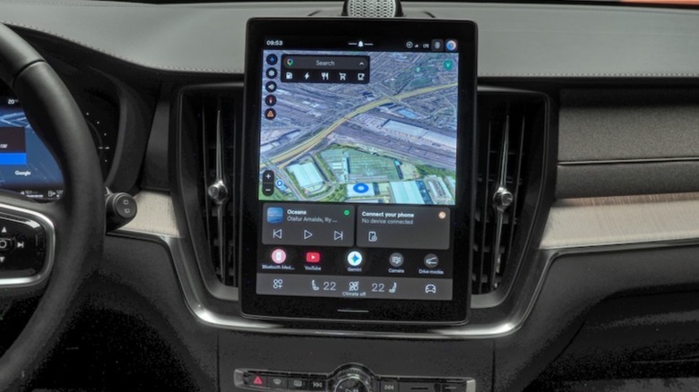 Infotainment touchscreen