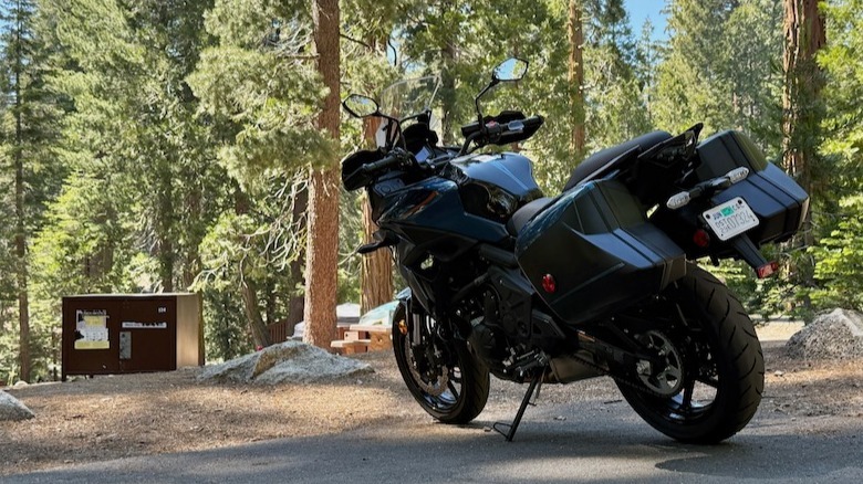 2026 Kawasaki Versys 650 at a campsite