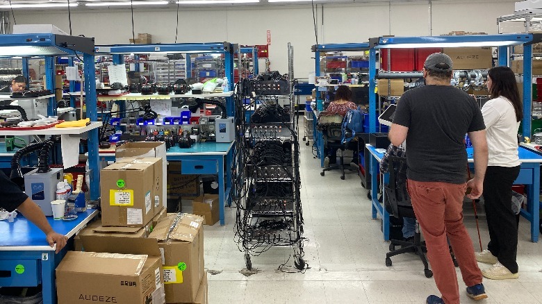 Audeze factory floor