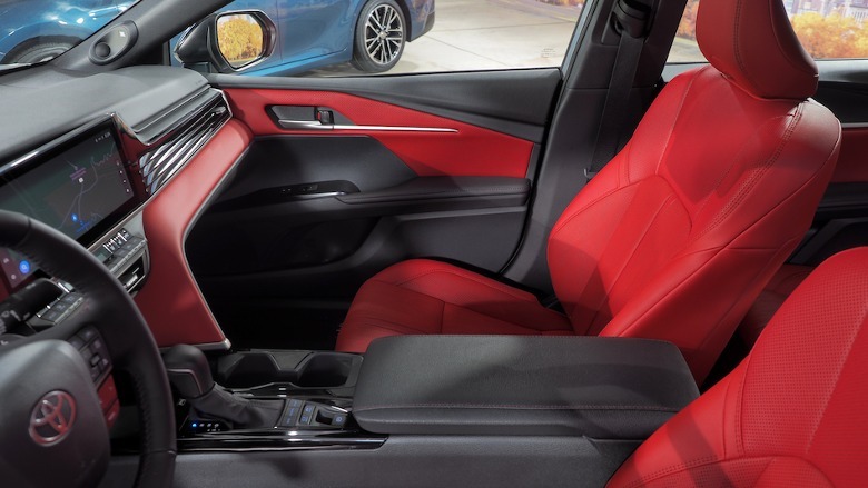 Camry XSE front seats