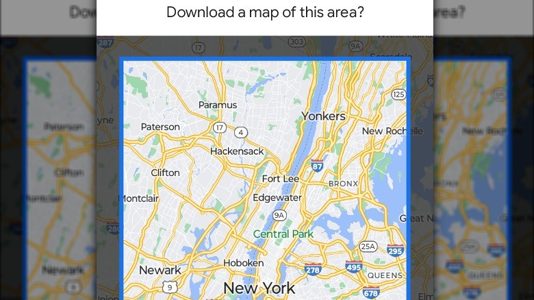 Google Maps map download