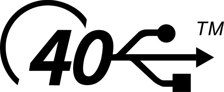 Old USB 40 Gbps logo