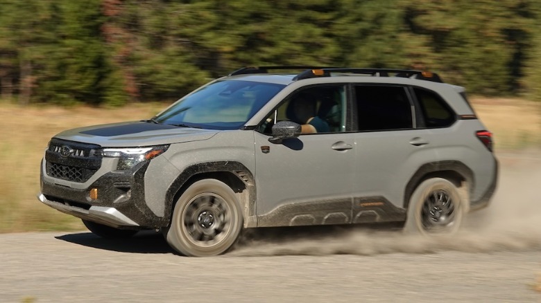 2026 Forester Wilderness on dirt road