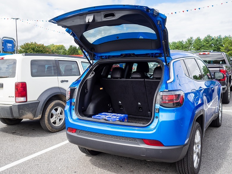 2023 Jeep Compass Latitude Lux rear cargo area