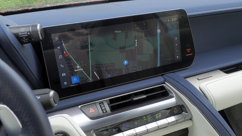 Infotainment touchscreen