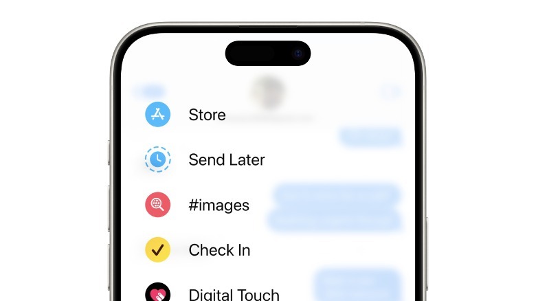 Opción Enviar más tarde en iPhone. 