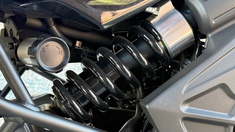 2026 Kawasaki Versys 650 adjustable rear suspension