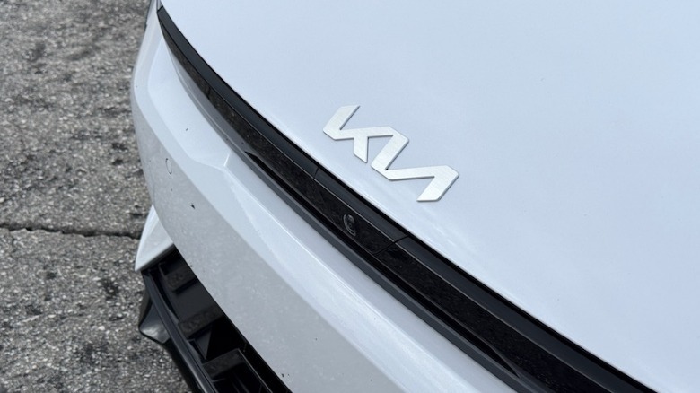 2026 Kia EV6 GT-Line front emblem