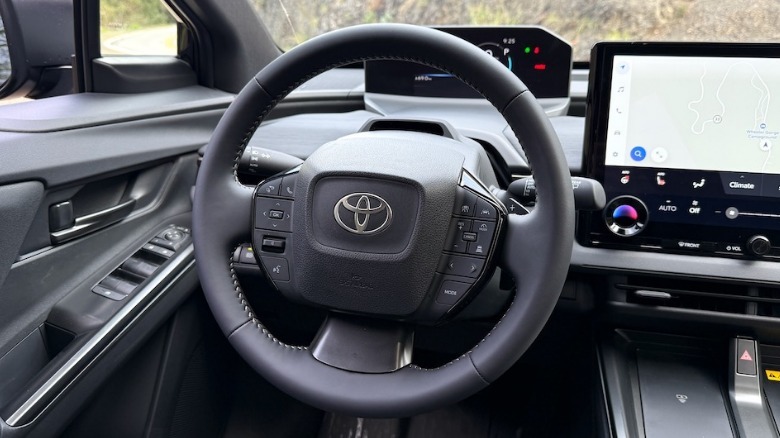 2026 Toyota bZ Woodland steering wheel