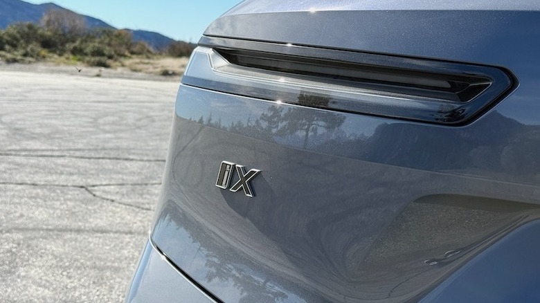 2026 BMW iX M70 rear badge