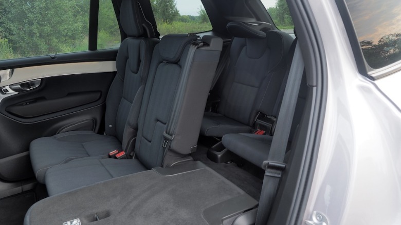 Rear rows in the XC90