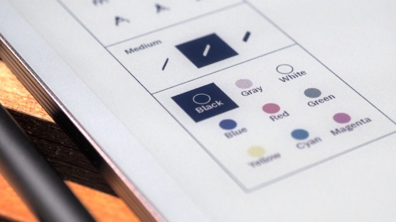 Color options