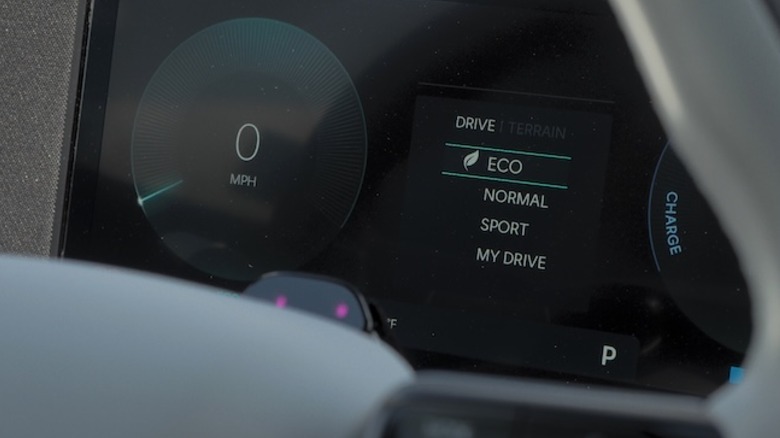 Drive mode UI