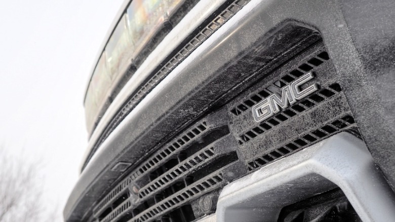 GMC logo on front grille