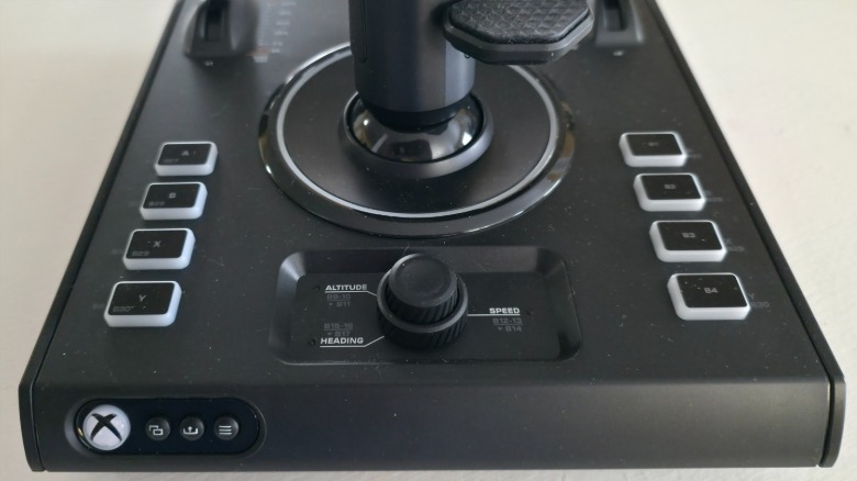 The bottom panel of the VelocityOne Flightstick II
