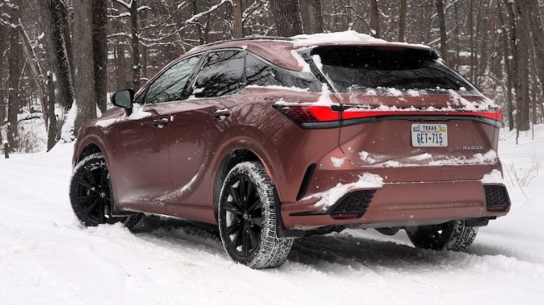 Lexus RX 500h F SPORT Performance rear 3/4