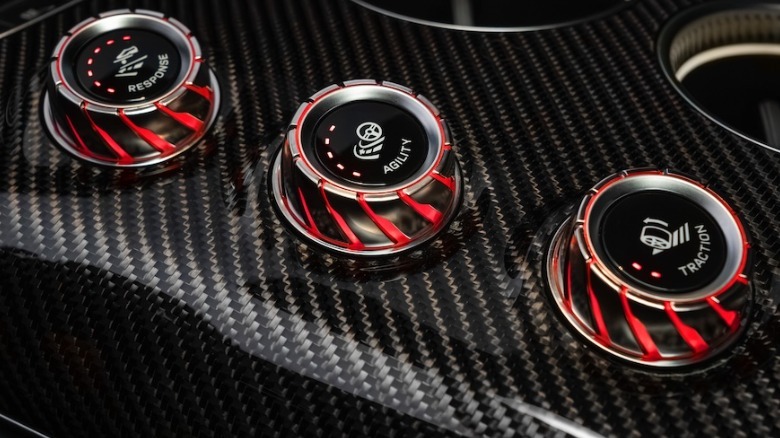 Drive control knobs