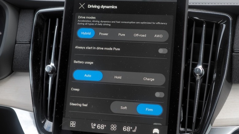 2026 XC90 T8 drive mode options