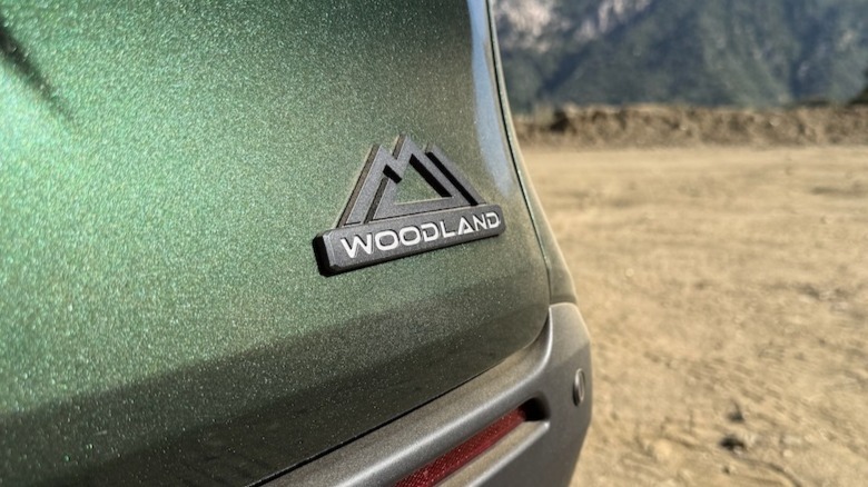 2026 Toyota Sienna Woodland Edition badge