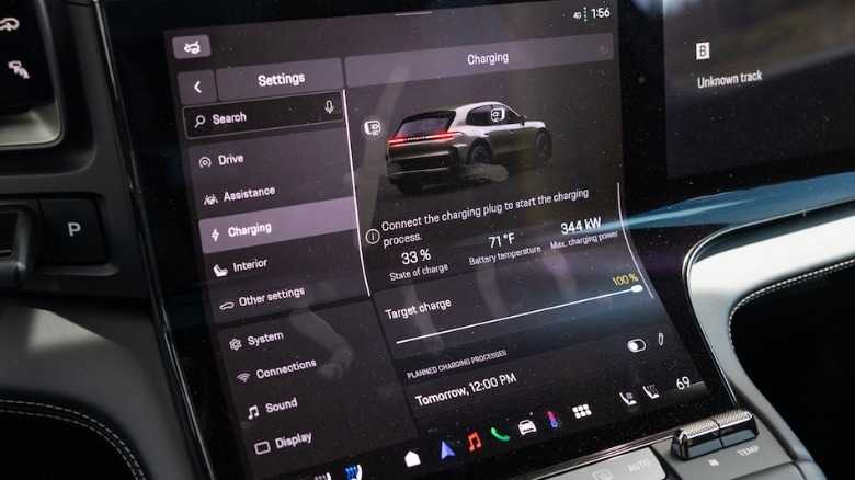 Curved touchscreen