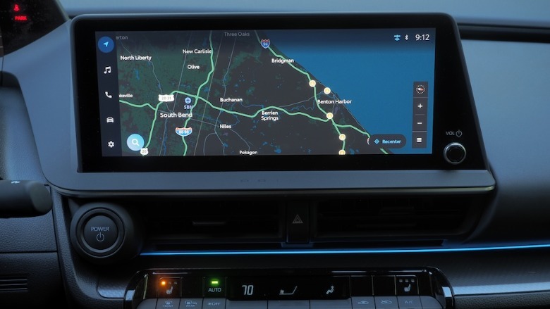 Prius 12.3-inch infotainment touchscreen