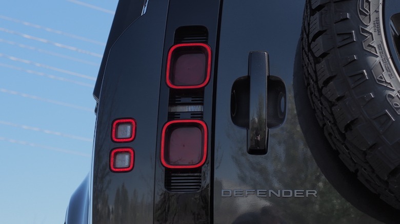 Defender 130 rear lights