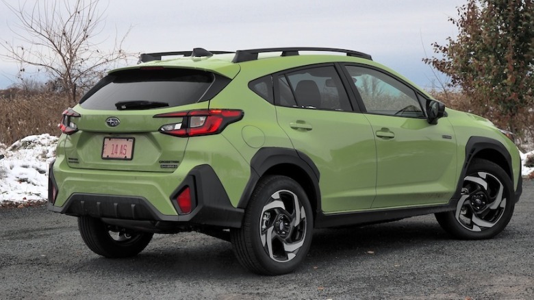 Crosstrek Hybrid rear 3/4 view