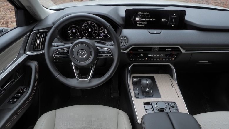 CX-90 PHEV dashboard