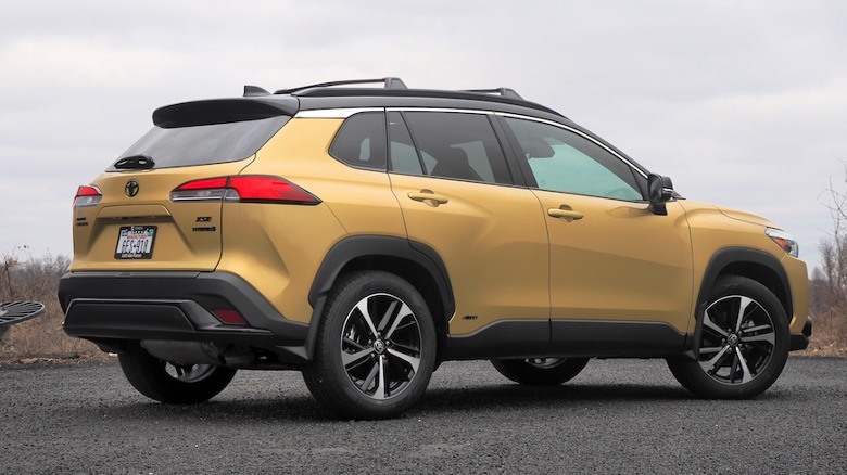 Corolla Cross Hybrid rear 3/4