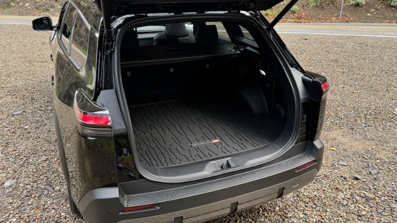 2026 Toyota bZ Woodland rear cargo area